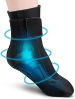 Chaussettes froides chaudes utilisées pour soulager les douleurs au pied et à la cheville, thérapie relaxante des pieds réutilisable refroidissant les chaussettes en gel solide