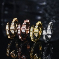 Bagues en cuivre de luxe léger, serties de diamants et de pierres précieuses, tendance, inspirées des mariages, des fiançailles et des fêtes, vente en gros, source directe usine