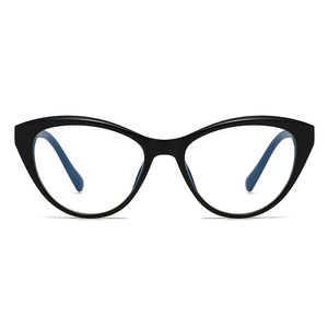 2025 lunettes yeux de chat pour femmes cadre noir de haute qualité visage uni femmes peuvent être assorties avec des cadres de degrés pour empêcher la lumière bleue - Product Image 5