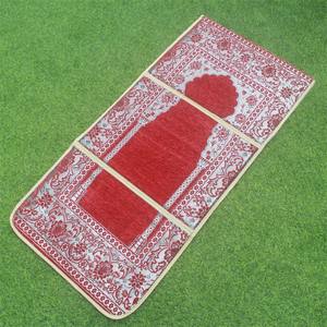 Tapis de prière musulman de voyage islamique de mode de <span class=keywords><strong>prix</strong></span> usine tapis de prière pliable avec dossier - Product Image 2