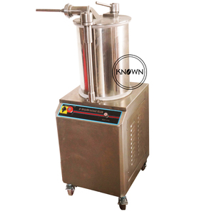 OEM Christmas German Hand Hydraulic <strong>Sausage</strong> <strong>Stuffer</strong> with Stainless Steel Tubes 15L Capacity 300kg/h Production Promotion - Product Image 4