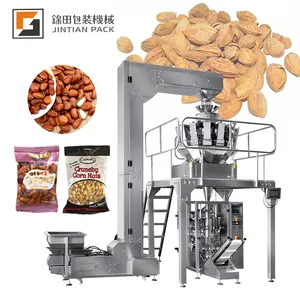 Automatic package pouch multihead weigher Packing chips nuts packaging machine line