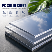 Plaque solide en polycarbonate 12 mm, résistante aux UV, pour vitrage de sécurité, toiture commerciale, fabricant, usine