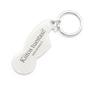 Porte-clés personnalisé pour chariot de courses, avec jeton de 1 EURO pour supermarché européen - Product Image 1