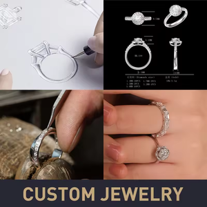 RUYI Fijne Sieraden Elegante S925 Sterling Zilveren Ring met Klauwsetting, Ovaal Geslepen Moissanite Diamant Trouwring - 1/2/3 Karaat D-Kleur - Product Image 5