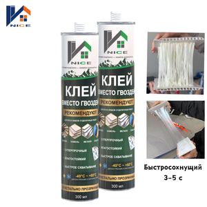 Colle transparente sans clou, adhésif de construction liquide, colle sans clou, scellant sans clou pour panneau mural - Product Image 3