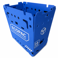 Boîte en plastique PP ondulé réutilisable pour fruits et légumes, conteneur d'emballage alimentaire certifié FDA et EU FCM