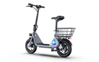 Trottinette électrique adulte avec siège U2, trottinette électrique urbaine avec panier, trottinette électrique portable pour la ville