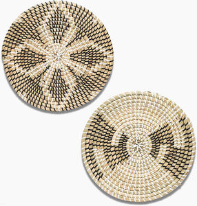 Accessoires de salon, décorations pour la maison, décorations murales, assiettes colorées, ensembles de paniers africains pour les murs - Product Image 3