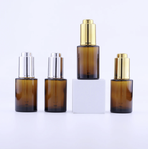 Flacone contagocce in vetro spesso da 30Ml Botella <span class=keywords><strong>Cristal</strong></span> contenitore per imballaggio cosmetico vuoto fiale bottiglie di olio essenziale - Product Image 3