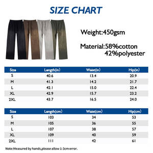 กางเกงวิ่งขายาวผ้าคอตตอนผ้าโพลีเอสเตอร์ย้อมสีแบบสเปรย์ย้อมสีสำหรับผู้ชายรุ่น450GSM - Product Image 6