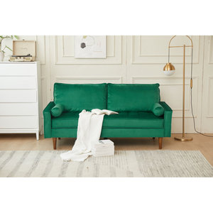 Sofá de Tela con Patas de Madera Plegables de Estilo Nórdico Moderno, Hecho <span class=keywords><strong>a</strong></span> Medida, Precio Directo de Fábrica 2021, Canape de 3 Plazas - Product Image 4