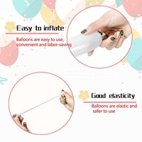 100 pièces 260 ballons blancs longs ballons pour ballon de torsion en Latex pour animaux modélisation anniversaire décorations de fête de mariage