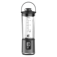450ml Portable Blender 6 Lames Mini Juicer Single Speed Setting Button Controls Chauffage pour Usage Domestique UK US