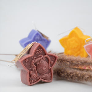 <span class=keywords><strong>Bougie</strong></span> de soja de luxe en forme de 12 étoiles, forme personnalisée, parfumée en vrac, <span class=keywords><strong>bougie</strong></span> du zodiaque, vente en gros - Product Image 3