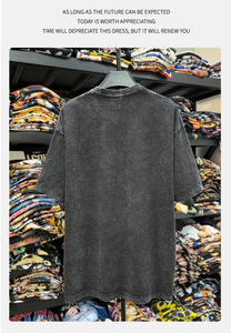 Camisetas gráficas de gran tamaño, camiseta Vintage para hombre, camisetas holgadas de algodón Y2k con lavado ácido, ropa de calle Harajuku, camiseta superior estética - Product Image 4