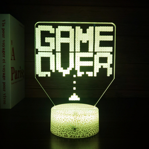 Creative3D LED Game Setup RGB <b>Lights</b> Game Room <b>Lights</b> Decoration USB Powered Nightlight Lamp Bedroom Decoration Christmas <b>Lights</b> - Product Image 5