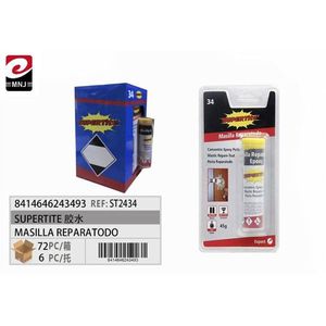 Pasta di riparazione epossidica 45g per metallo, legno, plastica - Product Image 1