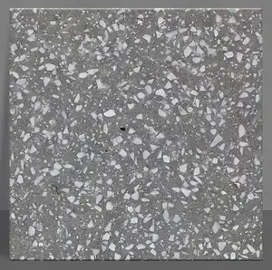 价格便宜的供应商波兰石材水磨石灰色水磨石地砖，台面和地板图案价格便宜