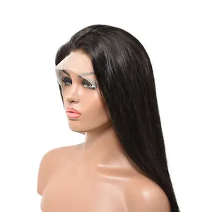 180% Density Hair wig 13*4 HD Lace Frontal Wig 20 Inch Straight 100% unprocessed human hair