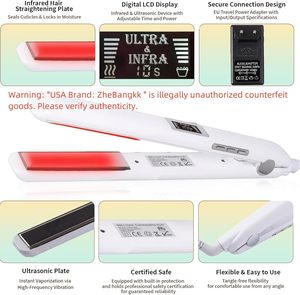 Plancha de Pelo Ultrasónica con Infrarrojos, Dispositivo de Peinado - Product Image 3