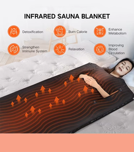 Coussin chauffant électrique portable de haute qualité pour le corps entier, sac de sauna détoxifiant avec <span class=keywords><strong>fermeture</strong></span> éclair, contrôle intelligent et protection contre la surchauffe pour l'hiver - Product Image 4
