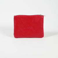 Glampkg dompet tempat kartu Mini portabel, dompet PU bentuk persegi panjang dengan penutup ritsleting untuk kartu akses ID & Kosmetik
