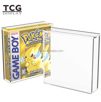 Boîte acrylique transparente personnalisée TCG pour Game Boy : Étui de présentation en acrylique pour Game Boy avec protection UV, stockage GBA, protection UV à 99 %, uniquement en acrylique