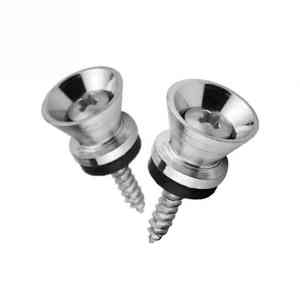 2 Piezas/Juego de Hebillas Antideslizantes para Correa de Guitarra, Botones de Rosca para Correas de Guitarra Acústica, Eléctrica y Bajo, Accesorios para Correas de Guitarra - Product Image 2