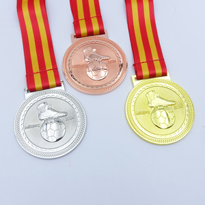 ริบบิ้นโลหะสังกะ<span class=keywords><strong>ส</strong></span>ีอัลลอยสำหรับแข่งฟุตบอลเทควันโดทำจาก3D ทองใช้<span class=keywords><strong>ส</strong></span>ำหรับแข่งฟุตบอลเทควันโด - Product Image 2