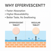 Tablet Effervescent Vigo L-Glutathione 500mg dengan Vitamin C, E, dan Asam Hialuronat, Suplemen Diet untuk Kulit Cerah bagi Wanita