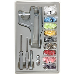 100 Bộ Nút Bấm Bằng Nhựa T5 Nút Bấm Kết Hợp Kìm Bấm DIY Áo Len Vải Cho Bé Túi Bấm Nút Máy May - Product Image 1