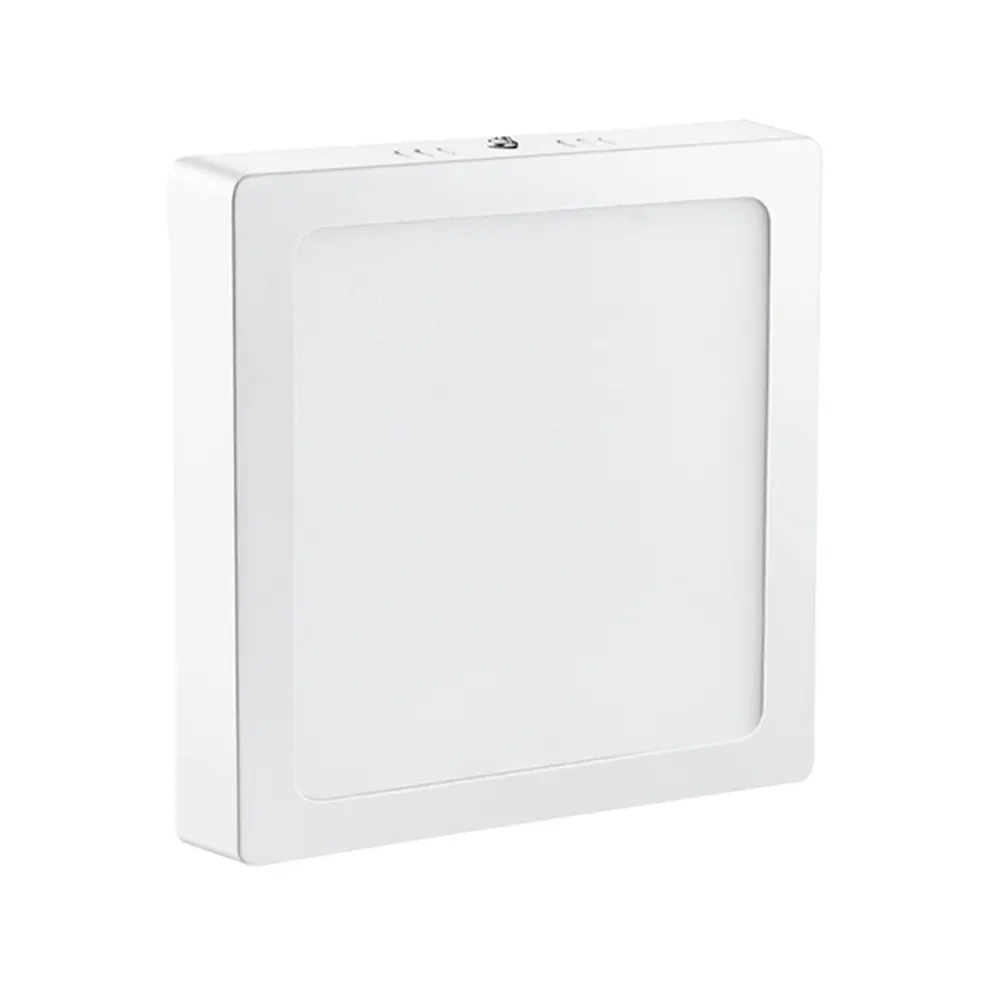 6W 12W 18W 24W aluminium persegi hitam Trim permukaan dipasang langit-langit Pot bawah Panel lampu Led Panel cahaya