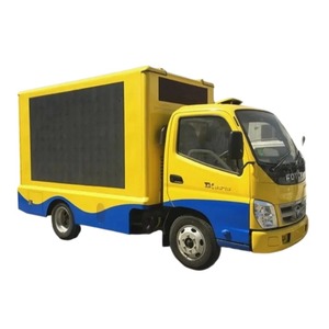 รถบรรทุกโฆษณา LED แบบเคลื่อนที่ได้พร้อมเหล็ก Q345ทนทาน P6 P5อัตโนมัติใหม่ - Product Image 2