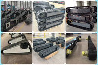 Robot de transport sur chenilles de fabrication chinoise / Plateforme de châssis sur chenilles en acier multifonctionnelle à entraînement électrique
