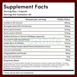 Fabricant OEM de Marque Privée Healthife : Capsules d'Extrait de Canneberge avec <span class=keywords><strong>Uva</strong></span> <span class=keywords><strong>Ursi</strong></span>, Ortie et Astragale - Product Image 3