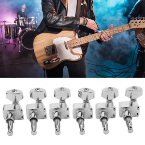ชุดหัวจูนเนอร์กีต้าร์6ชุด, จูนเนอร์สายแบบปิดสำหรับกีต้าร์ไฟฟ้า - Product Image 5