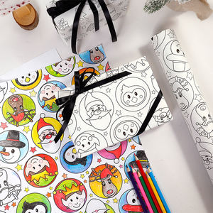 Wholesale 80g <b>Christmas</b> <b>Paper</b> 43*300cm Luxury Custom Gift Packaging Wrapping <b>Paper</b> Roll - Product Image 4