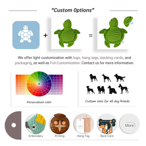 ของเล่นตุ๊กตาสุนัขแบบอินเทอร์แอคทีฟที่ปรับแต่งได้ ของเล่นแมวนุ่มนิ่มน่ารัก ผู้ผลิตของเล่นสำหรับสุนัข ของเล่นเคี้ยวสำหรับสุนัข ของเล่นมีเสียงสำหรับสุนัขและแมว - Product Image 6