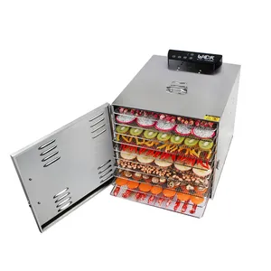 Ventilación fácil de usar Calefacción Máquina de secado de frutas Deshidratador de carne