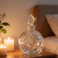 Bouteilles en verre vides de luxe pour aromathérapie, 100 ml et 200 ml, sans BPA, personnalisables, avec bâtonnets diffuseurs d'aromathérapie