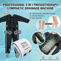 Appareil de pressothérapie avancé à 24 coussins d'air pour la thérapie par compression, la détoxification, l'amincissement, le massage des jambes, des bras et de la taille, et le drainage lymphatique