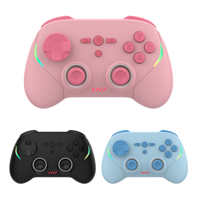 Universal Wireless Controller for Nintendo Switch,Switch Lite,OLED,Switch 2,Android BT Gamepad with RGB