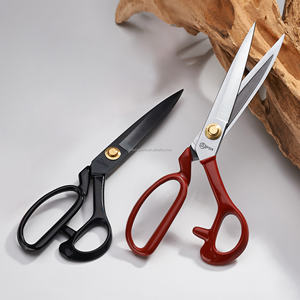 กรรไกรตัดผ้าทำจากเหล็กแมงกานีสสูงสีแดงคม9 10 11 12นิ้ว - Product Image 3