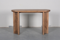 Table console en bois massif au design moderne, convertible pour l'entrée, l'hôtel, l'atelier ou le salon, meuble pour la maison