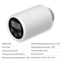 Válvula Termostática Inteligente para Radiador HY366, Control por Aplicación Zigbee, Programable Semanalmente