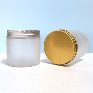 8 oz Cosmetic Plastic Empty Hair <b>Scrub</b> Body Butter Jars 4oz Cream Jar 250ml Frosted Plastic Shea Butter Containers With Gold Lid - Product Image 3