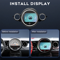 Ecran sans fil 9 pouces Multimédia Gps Radio Dvd Système Carplay Ecran tactile Lecteur Android Voiture Stéréo pour BMW Mini R56