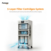 Filtre extracteur de fumée XL700FC - Revêtement FR + Fibre de verre + Charbon actif - Cartouche filtrante 5 couches pour purificateurs de fumée industriels