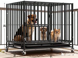 Wholesale Foldable Stainless Steel Dog Cages in Multiple Sizes